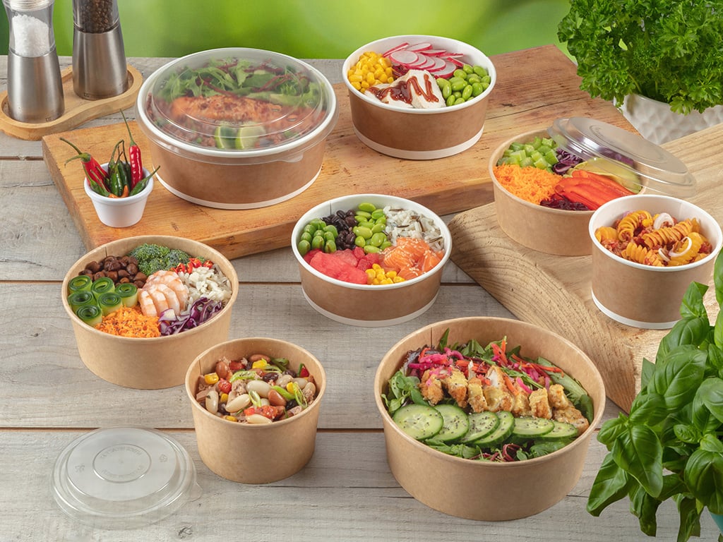 Cold Takeaway Meal Bowls & Boxes